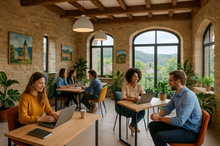 découvrez le nouveau lieu de coworking tant attendu dans cette commune de l'aveyron. un espace moderne offrant confort, connexion et ambiance conviviale pour entrepreneurs et télétravailleurs en quête de productivité.