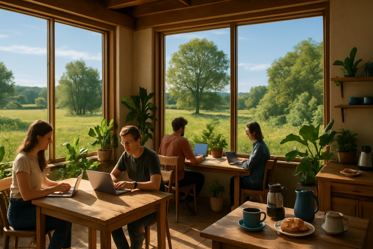 découvrez les avantages du coworking à la campagne : combinez télétravail, cadre naturel et atmosphère inspirante pour booster votre productivité dans un environnement serein et revitalisant.