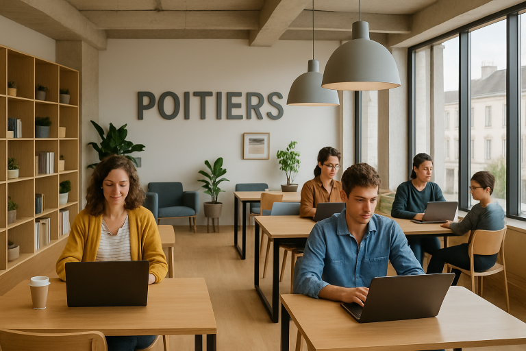 découvrez notre sélection des 5 meilleurs espaces de coworking à poitiers en 2025 : lieux modernes, services adaptés et ambiances inspirantes pour booster votre productivité. trouvez l'espace qui vous correspond !