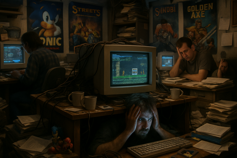 découvrez l’envers du décor chez sega dans les années 90 : une immersion dans la dure réalité du crunch, où les développeurs, épuisés par des journées sans fin, trouvaient parfois refuge sous leur bureau. plongez dans cette époque charnière du jeu vidéo.
