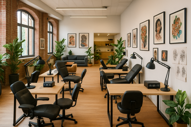découvrez à lille un nouvel espace de coworking spécialement conçu pour les artistes tatoueurs : un lieu unique, collaboratif et inspirant pour travailler, créer et échanger dans un environnement professionnel adapté à leurs besoins.